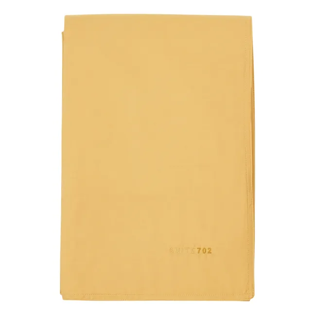 Organic Percale Duvet Cover | Gold