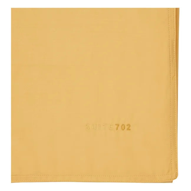 Organic Percale Duvet Cover | Gold