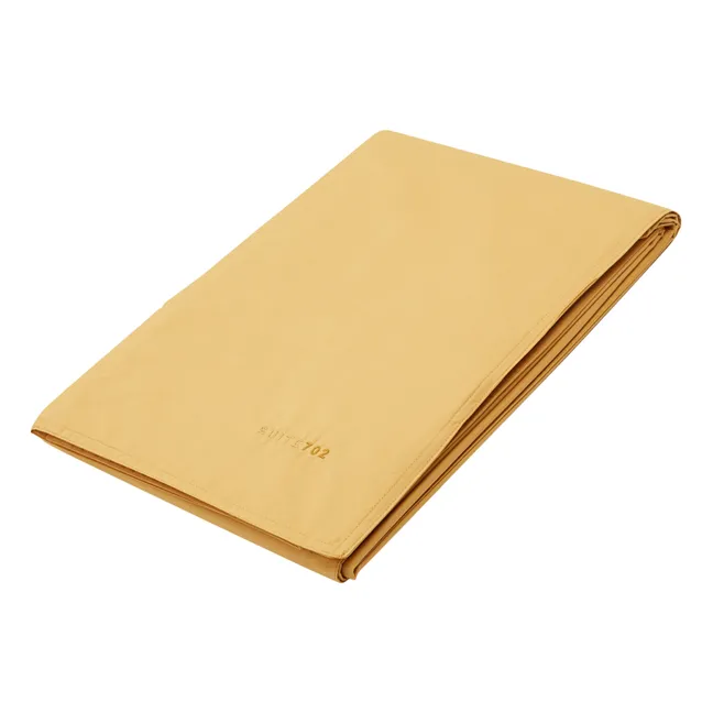 Organic Percale Duvet Cover | Gold