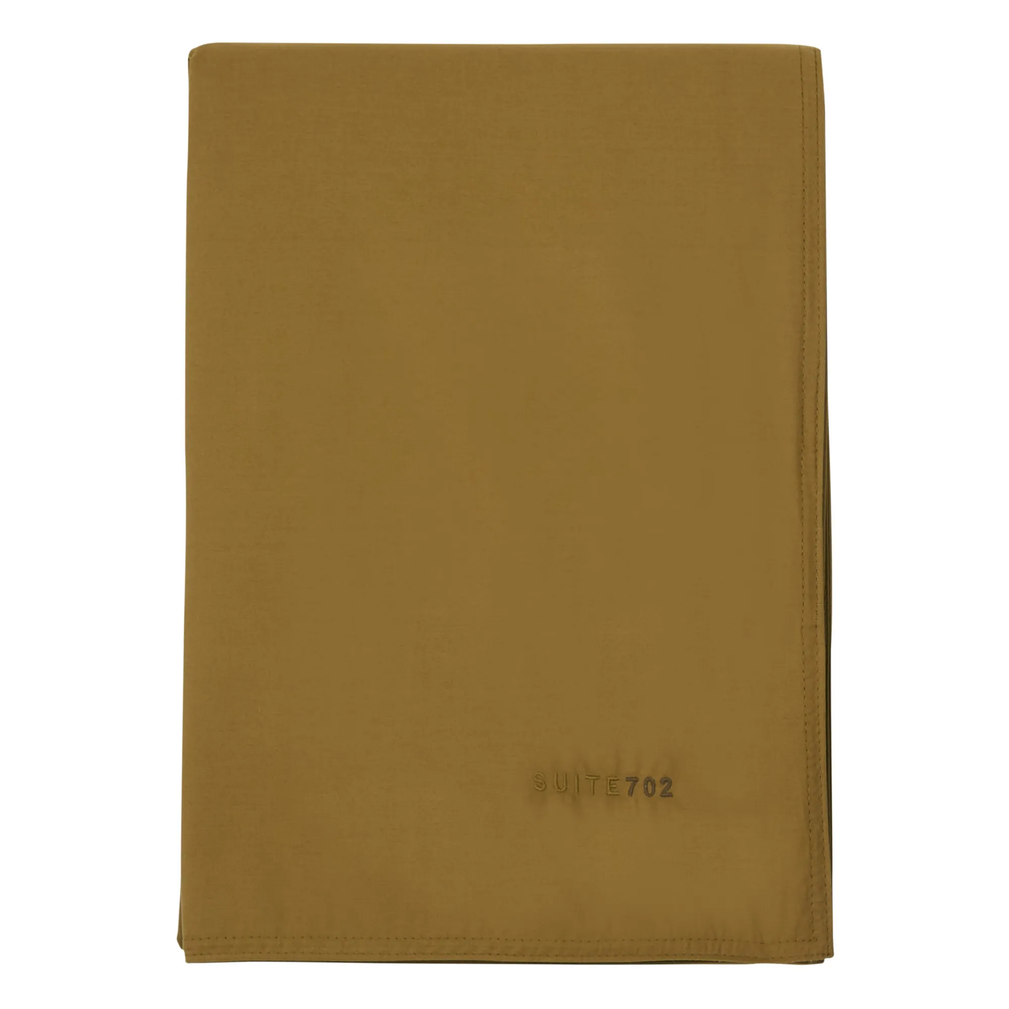 Suite 702 Khaki Organic Percale Duvet Cover
