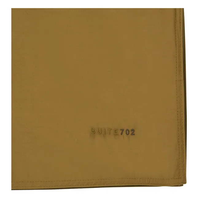Organic Percale Duvet Cover | Khaki