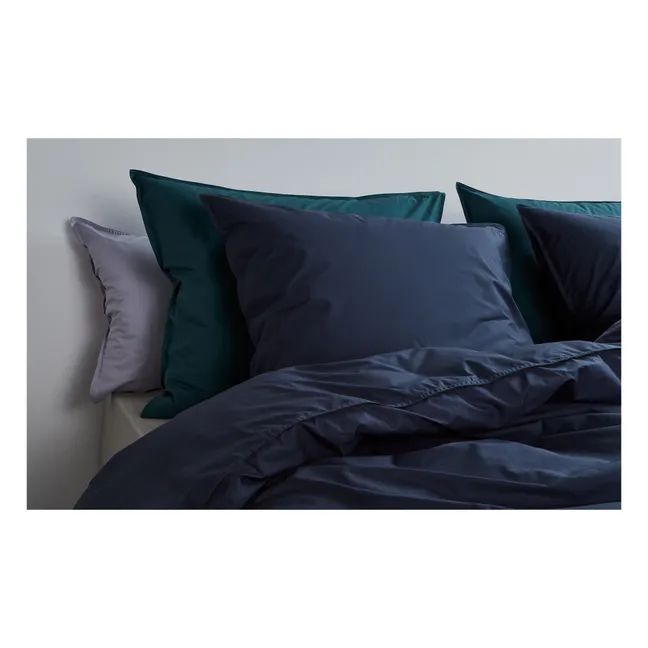 Organic Percale Duvet Cover | Navy blue