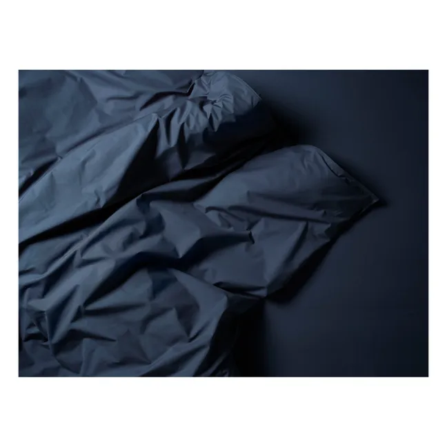 Organic Percale Duvet Cover | Navy blue