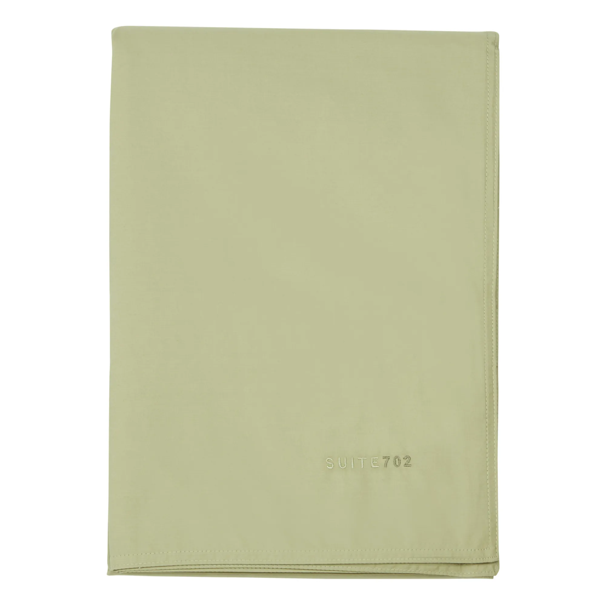 Suite 702 Pistachio Green Organic Percale Duvet Cover
