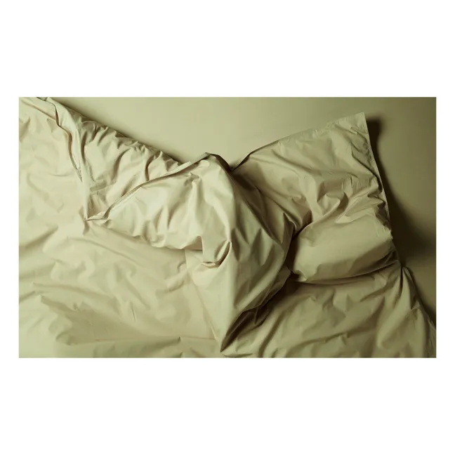 Organic Percale Duvet Cover | Pistachio green