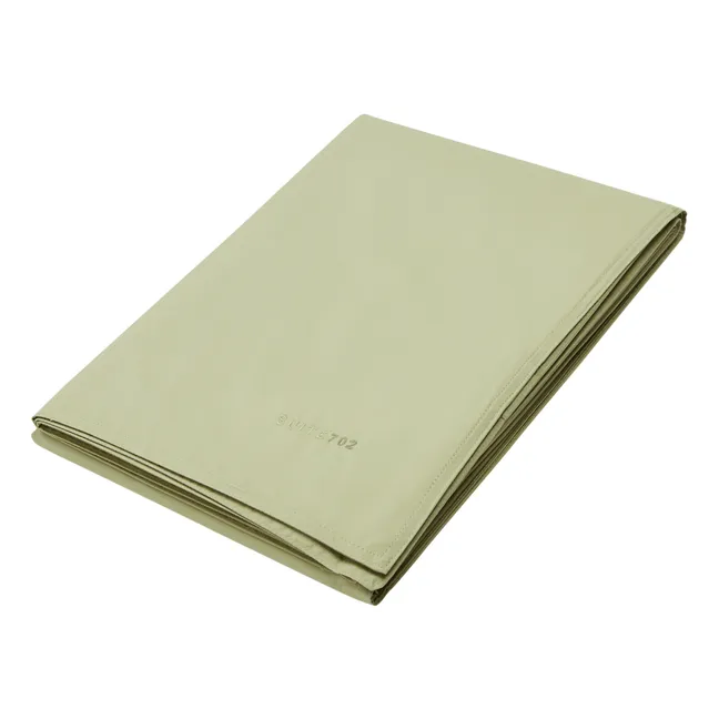 Organic Percale Duvet Cover | Pistachio green