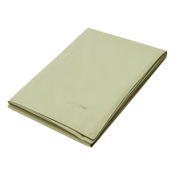 Organic Percale Duvet Cover | Pistachio green- Product image n°5