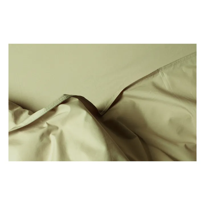 Bettdeckenbezug aus organischem Perkal | Pistaziengrün- Produktbild Nr. 4