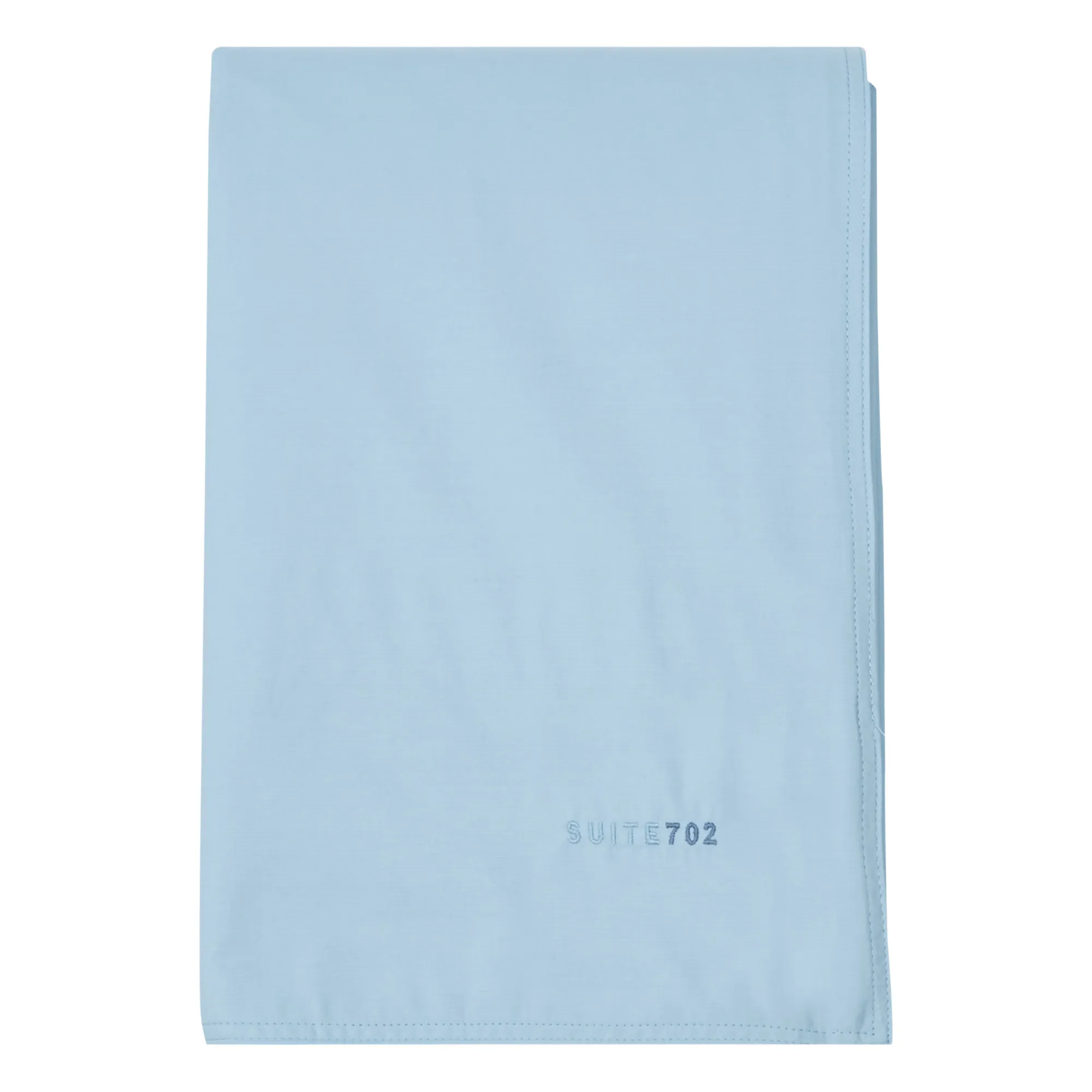 Suite 702 Light Blue Organic Percale Duvet Cover