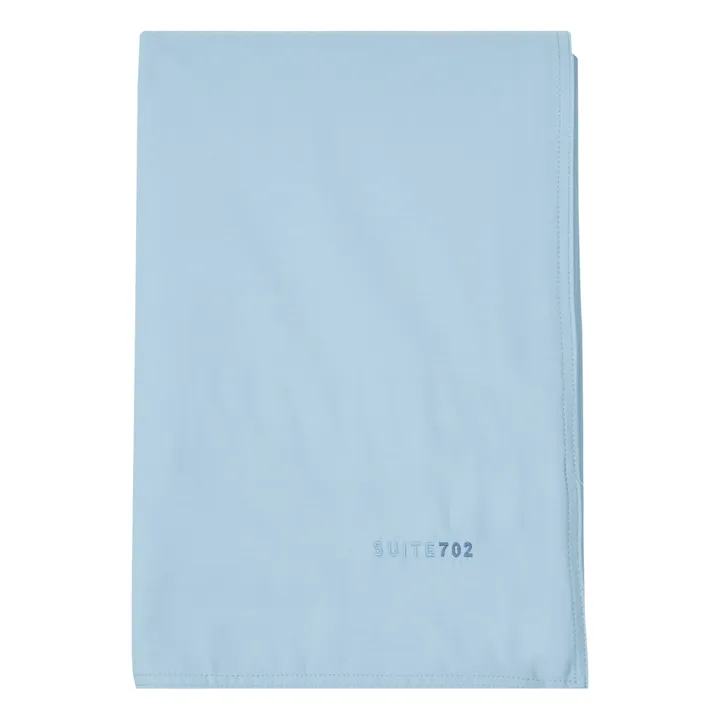 Organic Percale Duvet Cover | Light blue- Product image n°0