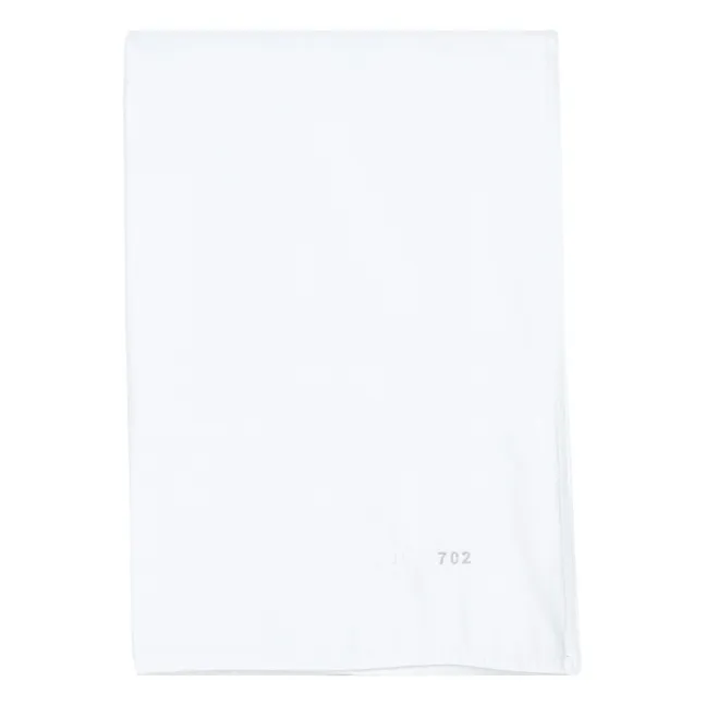 Funda nórdica de percal orgánico | Blanco