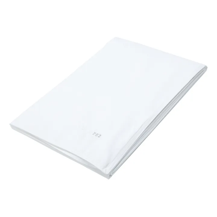 Housse de couette en percale organique | Blanc- Image produit n°5
