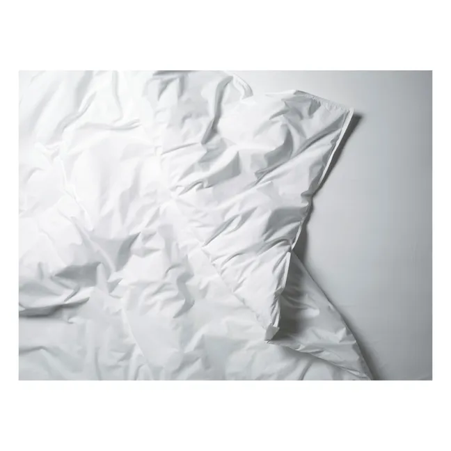 Organic Percale Duvet Cover | White