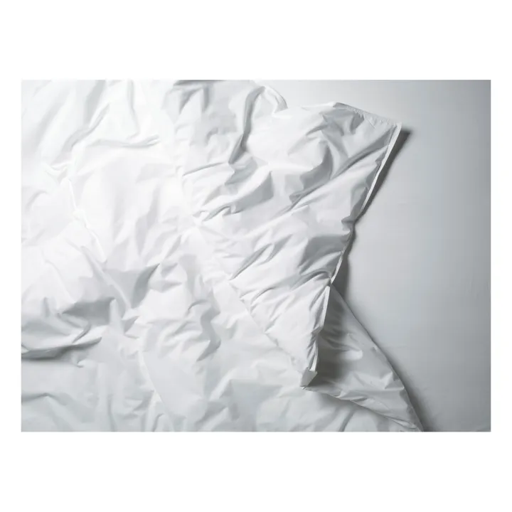 Bettdeckenbezug aus organischem Perkal | Weiß- Produktbild Nr. 4