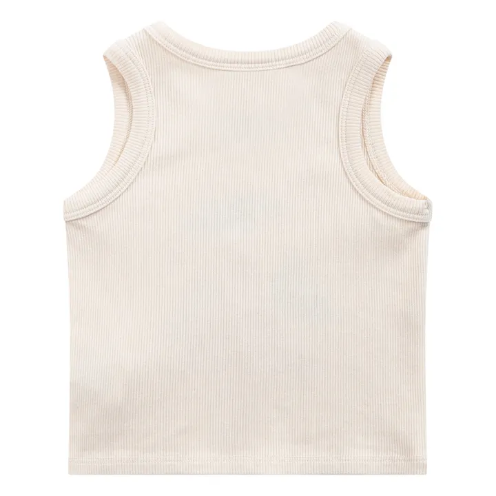 Camiseta de tirantes de algodón orgánico Montañas | Crudo- Imagen del producto n°4