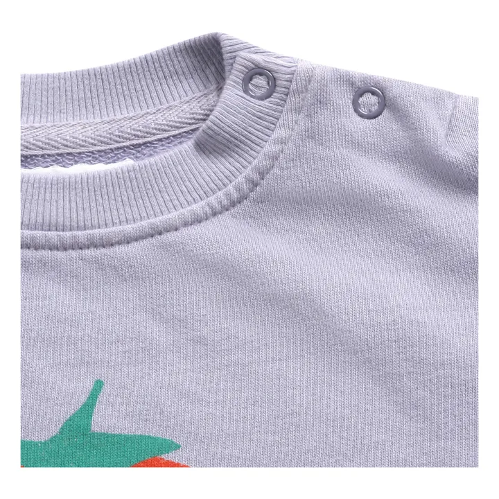 Sweatshirt aus Bio-Baumwolle | Mauve- Produktbild Nr. 3