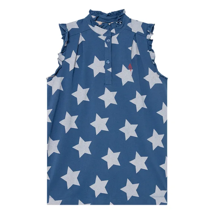 Albatros Jersey Star Dress | Blue- Product image n°0