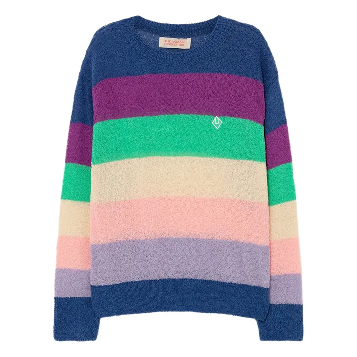 Bull Striped Jumper | Navy blue- Product image n°0