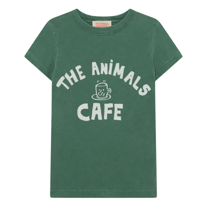 T-Shirt Café Hippo | Verde- Immagine del prodotto n°0