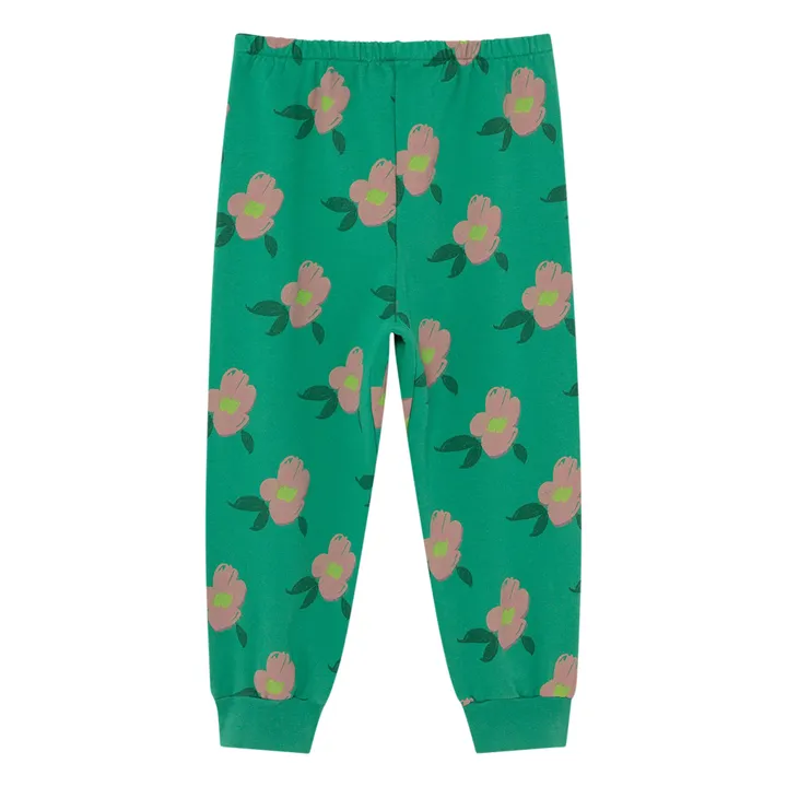 Panther Floral Joggers | Green- Product image n°1