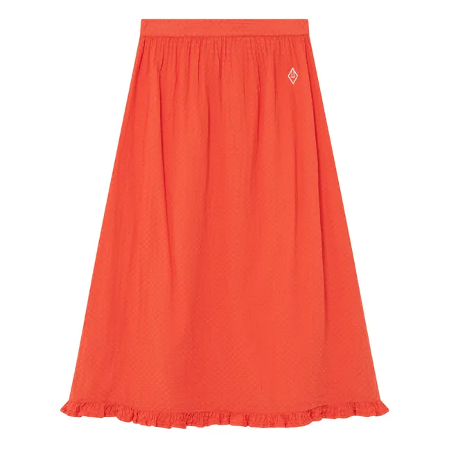 Sparrow Textured Skirt | Red