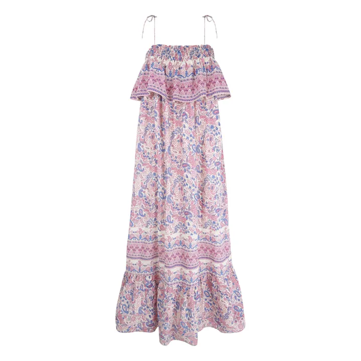 Hélène Cotton Voile Dress | Pink- Product image n°0