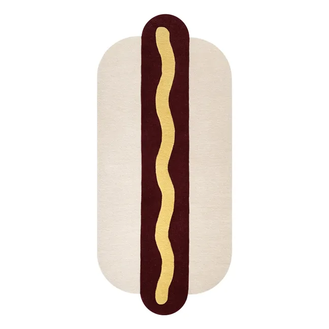 Alfombra Hot Dog de lana