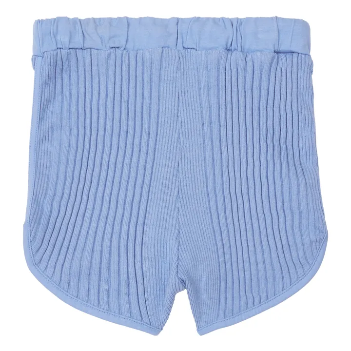 Rio Knitted Shorts | Marled blue- Product image n°1