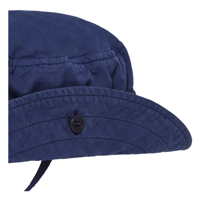 Sombrero de Flores | Azul Marino