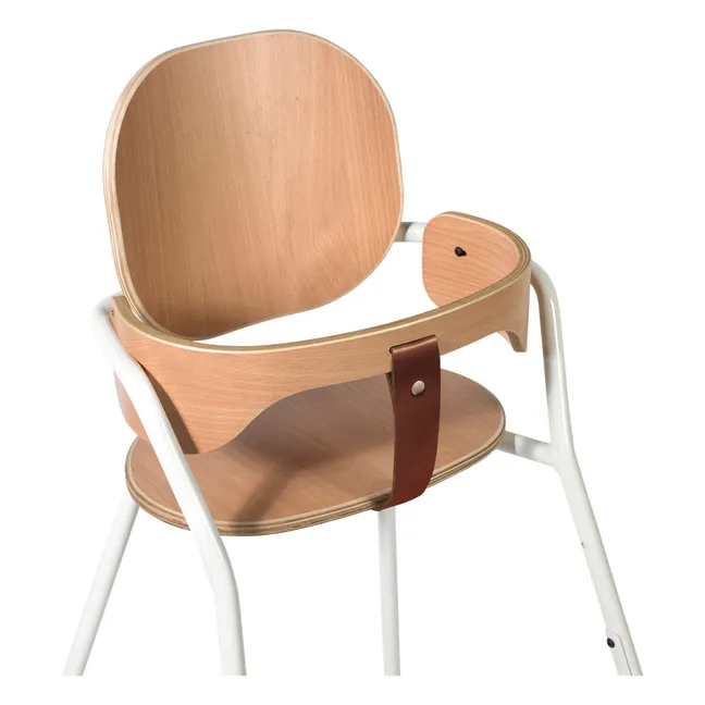 Tibu High Chair with Baby Harness | White