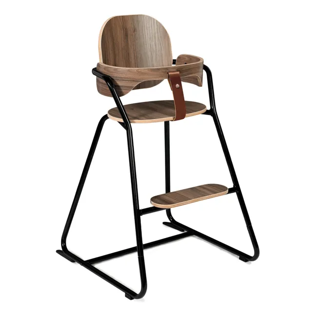 Tibu High Chair with Baby Harness | Black