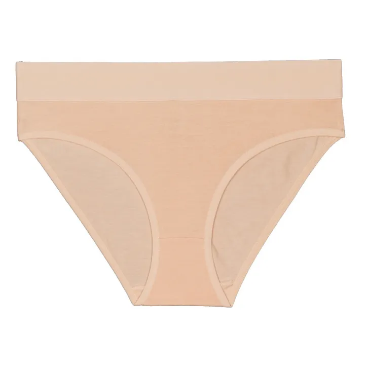 Elastic Bell Bamboo Jersey Briefs | Pink- Product image n°0