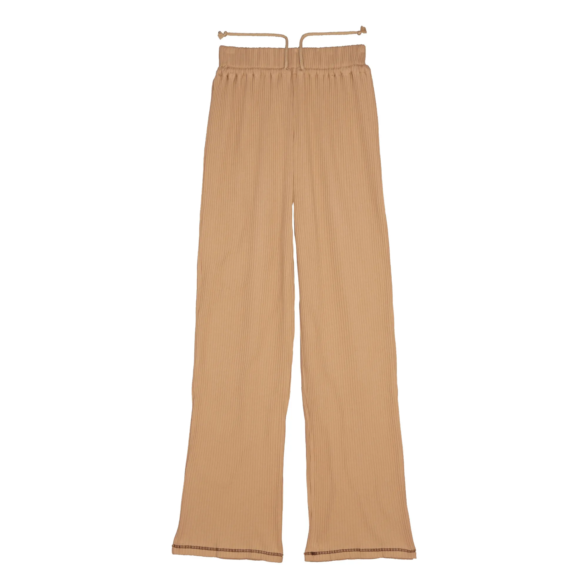 Baserange Beige Douglas Ribbed Trousers