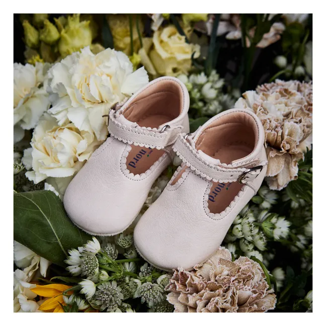 Chaussons T-Bar | Crème