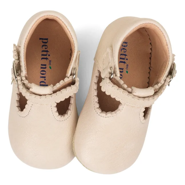 Zapatillas de casa T-Bar | Crema