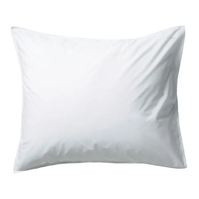 Organic Cotton Percale Pillowcase | White