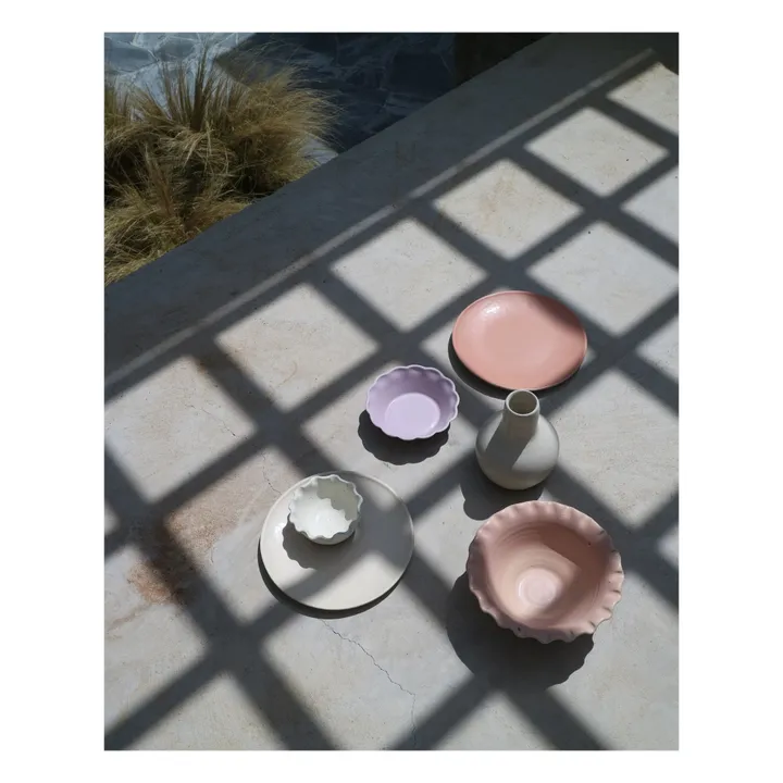 Saladier Lola en argile | Rose pâle- Image produit n°1