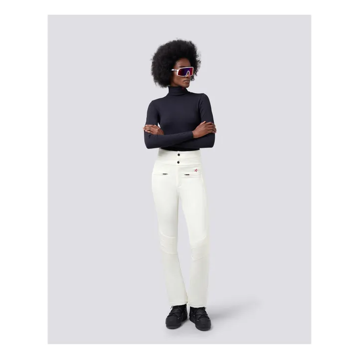 Pantalon de Ski Aurora High Waist Flare | Blanc- Image produit n°1