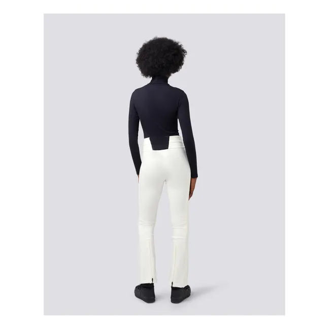 Pantaloni da sci Aurora High Waist Flare | Bianco