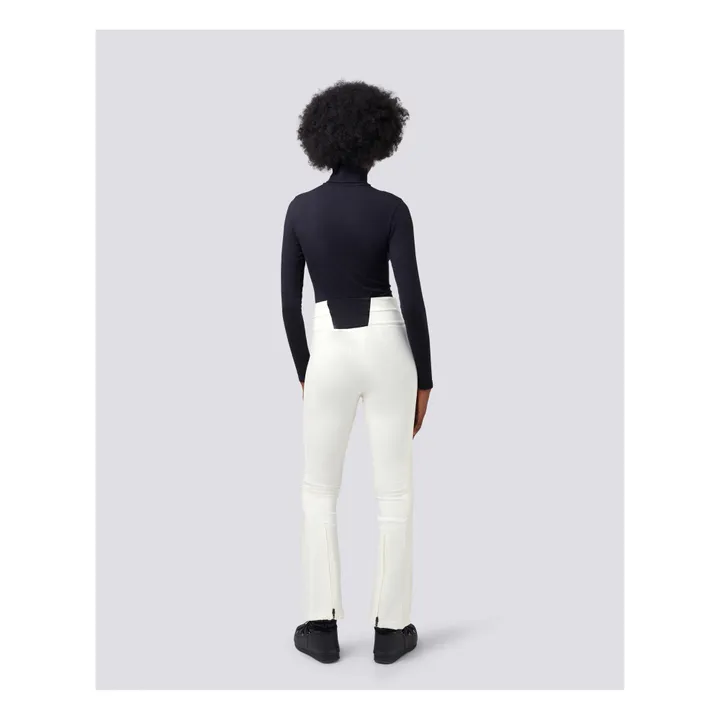Pantalon de Ski Aurora High Waist Flare | Blanc- Image produit n°2