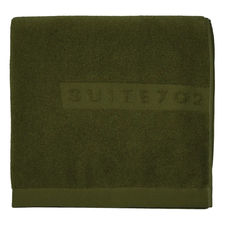 Organic Cotton Bath Towel | Moss Green- Product image n°0
