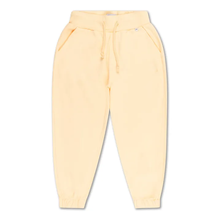 Pantalón de chándal Uni de algodón orgánico | Amarillo- Imagen del producto n°0