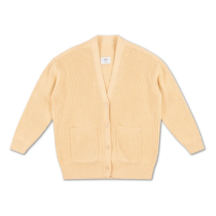 Knitted Cardigan | Beige- Product image n°0