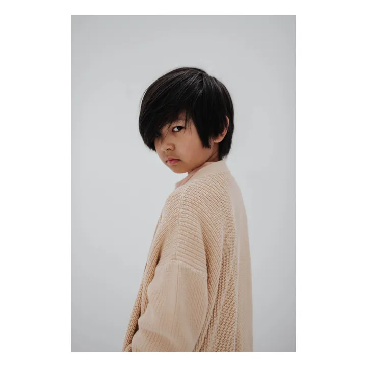 Knitted Cardigan | Beige- Product image n°1