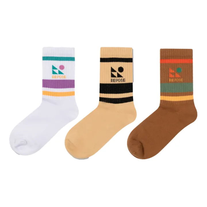 Socken 2er-Pack mit Logo  | Weiß- Produktbild Nr. 0