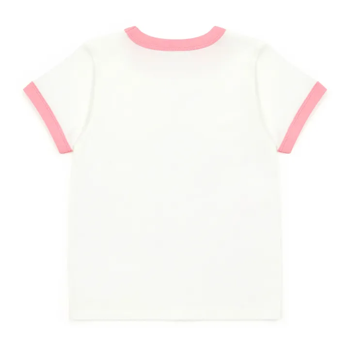 Organic Cotton Piscine T-shirt | Ecru- Product image n°4
