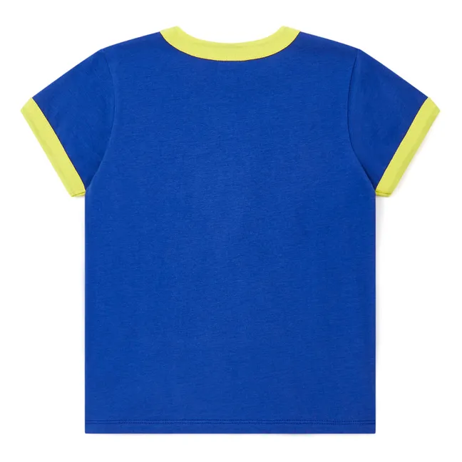 T-Shirt Bio-Baumwolle Sonne | Blau
