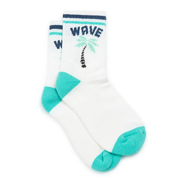 Socken Wave  | Weiß