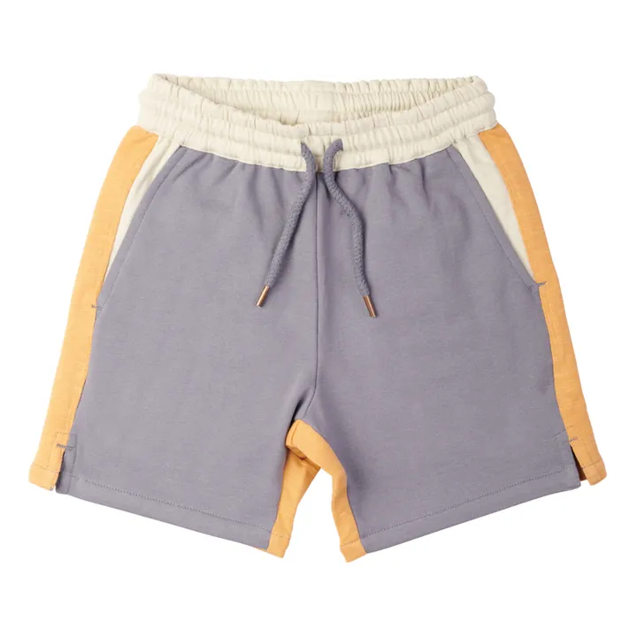 Hudson Organic Cotton Shorts | Grey blue- Product image n°0