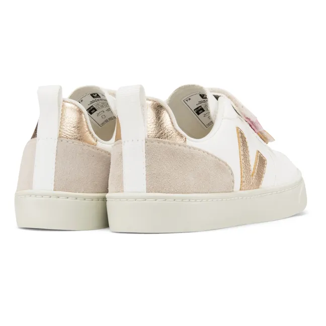 Zapatillas V-10 de velcro | Dorado
